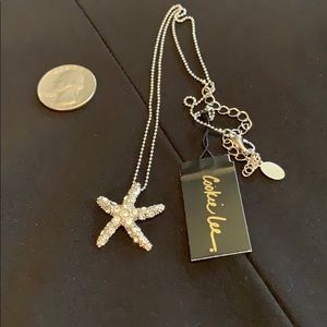 Cookie lee starfish crystal necklace